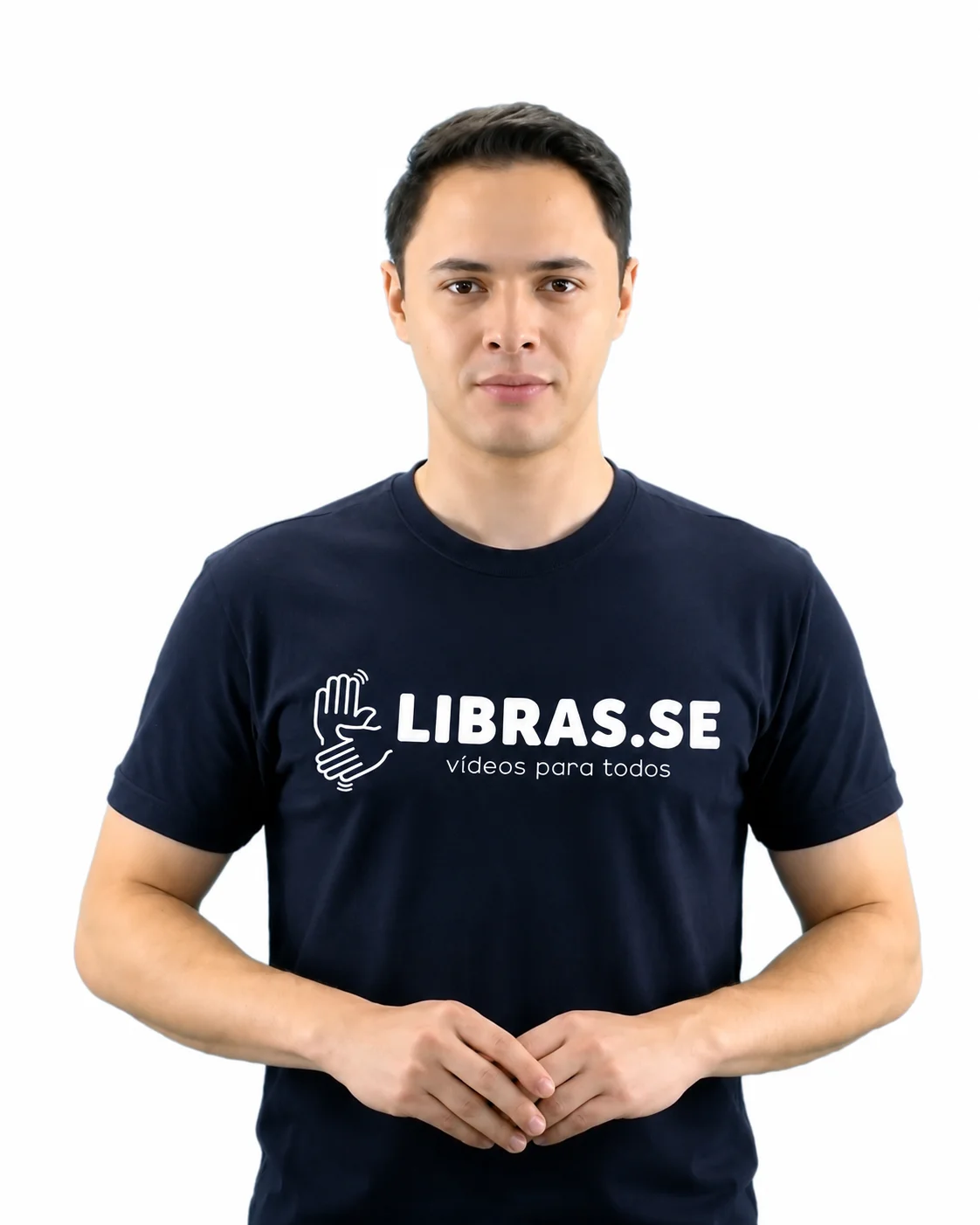 Thomé, intérprete de Libras